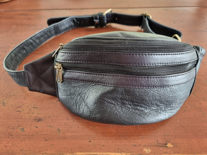 Leather Hip Belt Bag / Bum Bag
