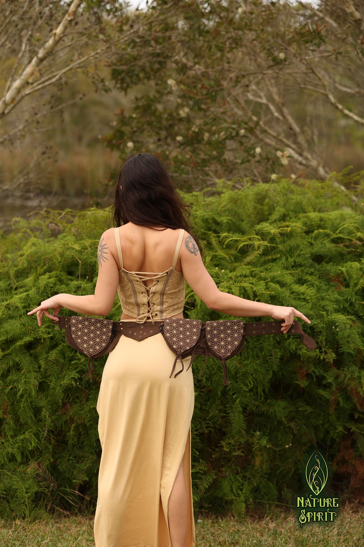 Flower of Life Pocket Belt