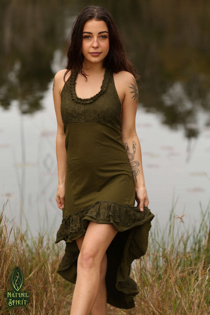 Festival Dress - Flamenco Dress - Boho Dress - Rave Clothing Nature Spirit Festival Dress - Flamenco Dress - Boho Dress - Rave Clothing Nature Spirit