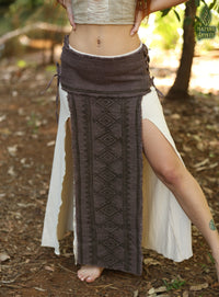 Hand Block Tribal Panel Skirt