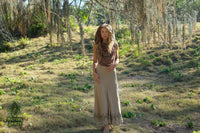 Hand Block Wrap Skirt