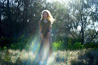 Hand Block Tribal Panel Skirt