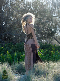 Hand Block Tribal Panel Skirt