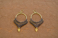 Macrame Earrings - Brown