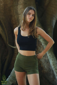 Hand Block Booty Shorts