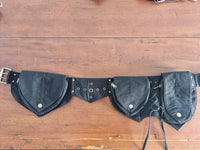3 Pocket Smart Phone Pocket Belt - Black