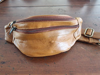 Leather Hip Belt Bag / Bum Bag