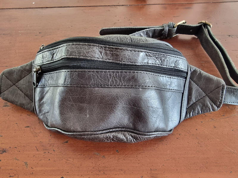 Leather Hip Belt Bag / Bum Bag