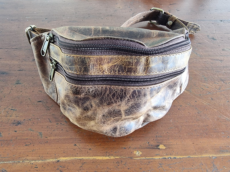 Leather Hip Belt Bag / Bum Bag