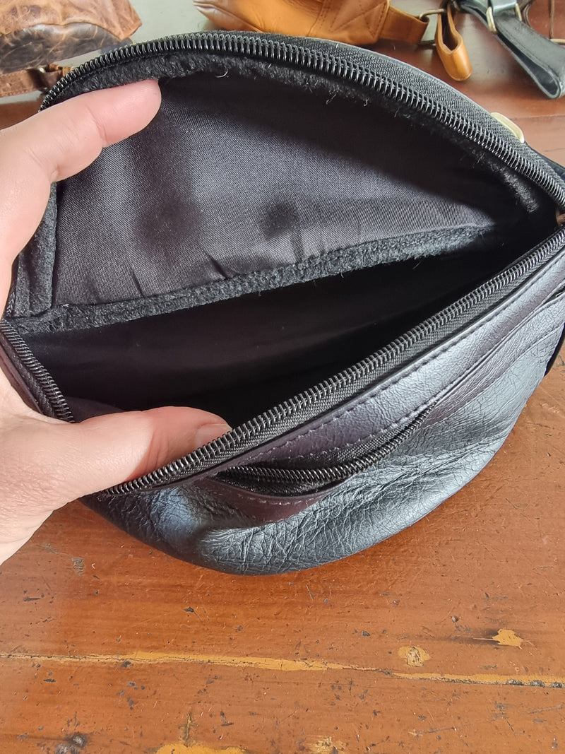 Leather Hip Belt Bag / Bum Bag