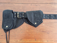 3 Pocket Smart Phone Pocket Belt - Black