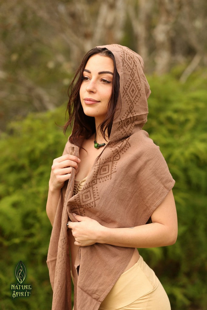 Tribal Hooded Scarf
