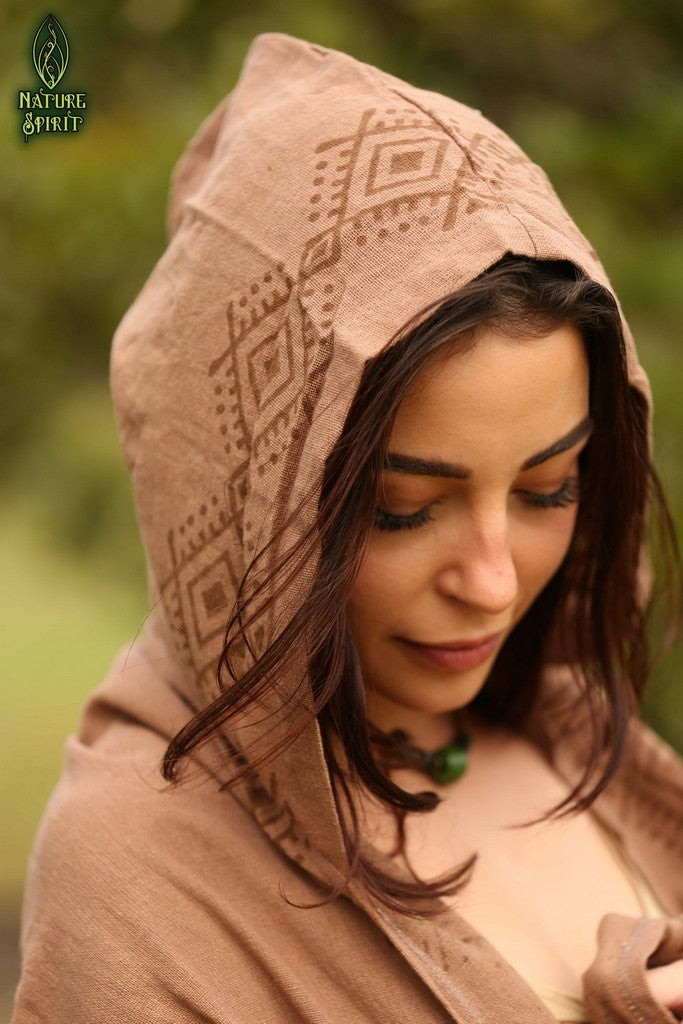 Tribal Hooded Scarf