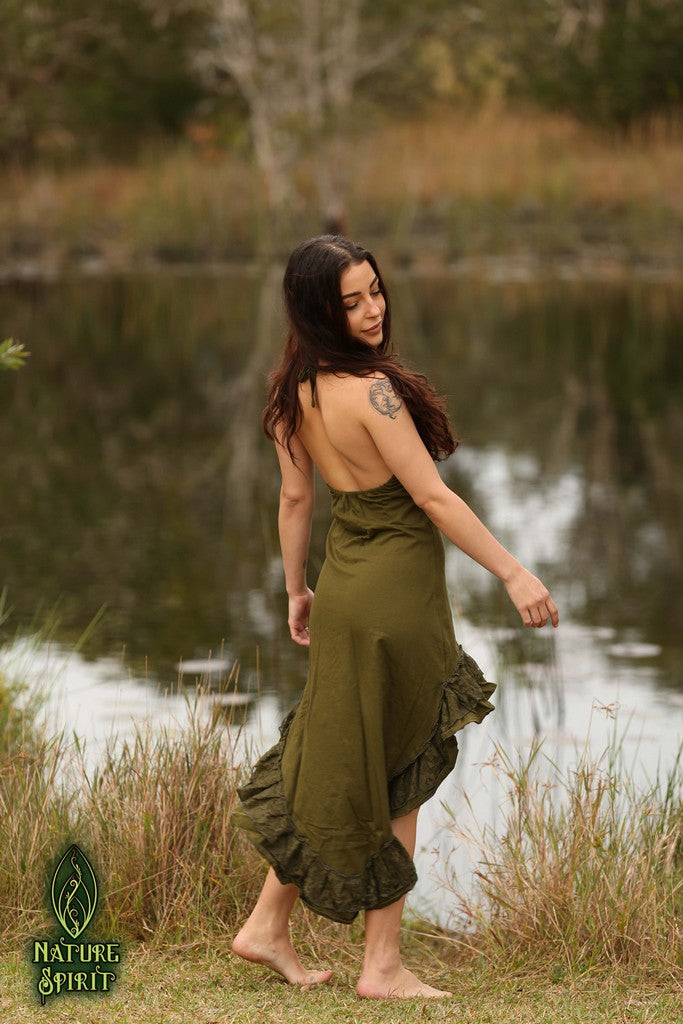 Festival Dress - Flamenco Dress - Boho Dress - Rave Clothing Nature Spirit Festival Dress - Flamenco Dress - Boho Dress - Rave Clothing Nature Spirit