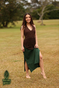 Tassel Halter Top
