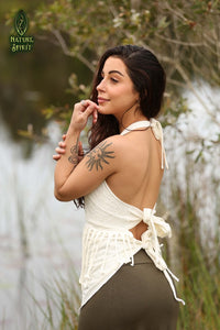 Tassel Halter Top