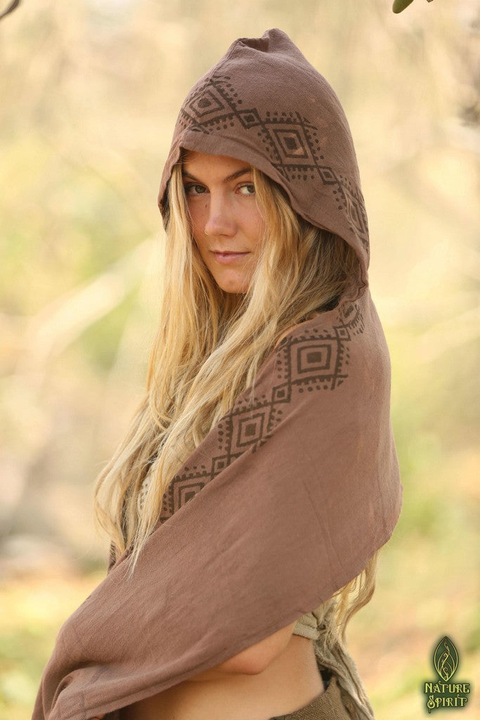 Tribal Hooded Scarf