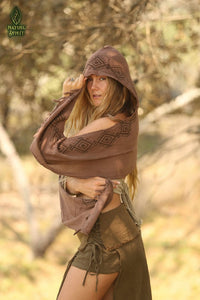 Tribal Hooded Scarf