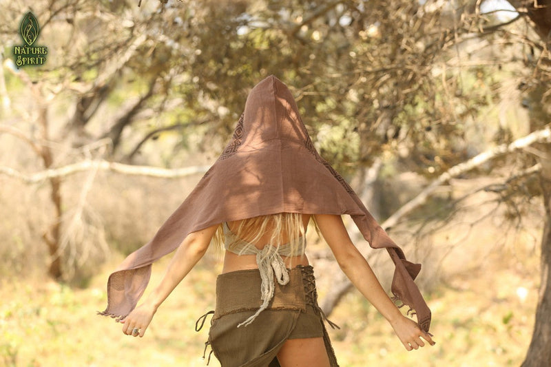 Tribal Hooded Scarf