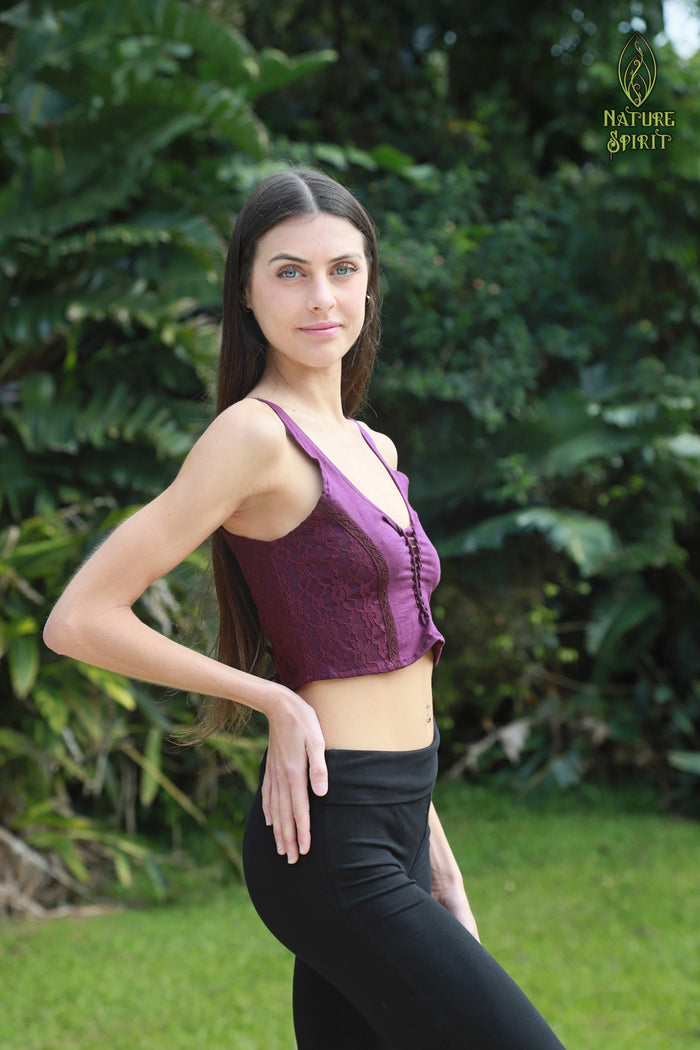 Mia Lace Crop Top