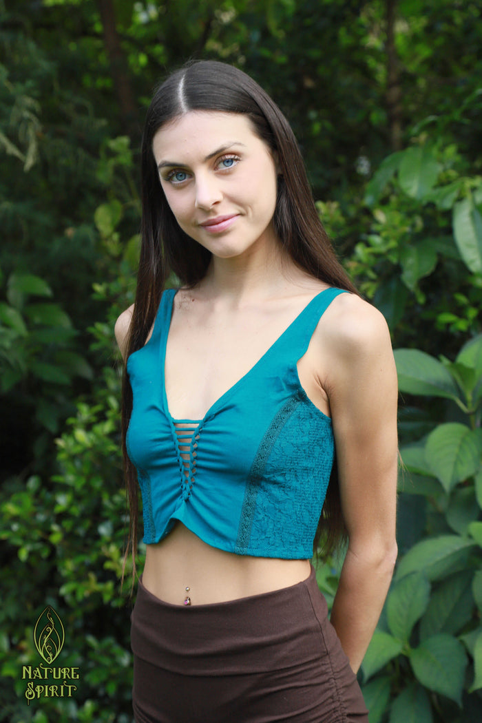 Mia Lace Crop Top