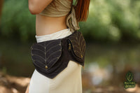 2 Leaf Pixie Pocket Belt - Cotton Canvas - Brown