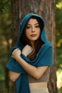 Warm Winter Hooded Scarf