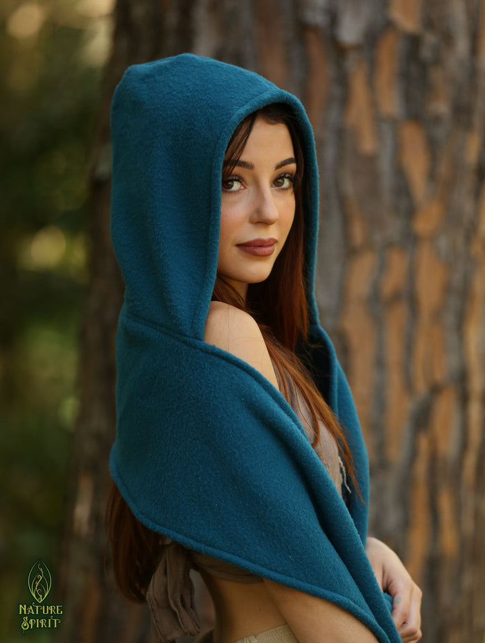 Warm Winter Hooded Scarf