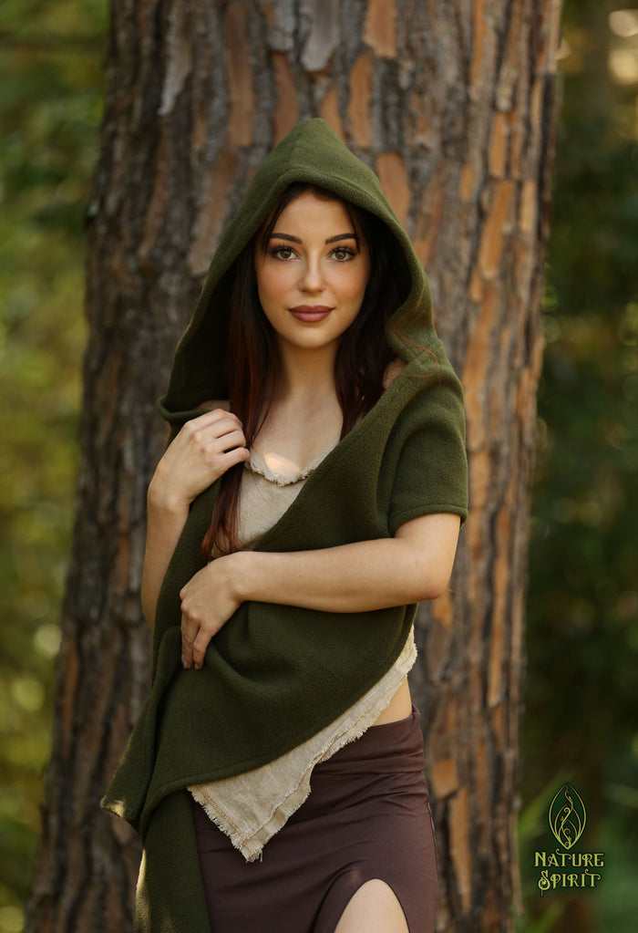 Warm Winter Hooded Scarf
