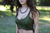 Macrame Necklaces with Brass