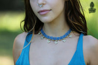 Macrame Necklaces with Brass