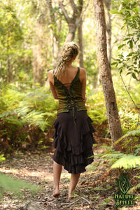 Cotton Ruffle Skirt
