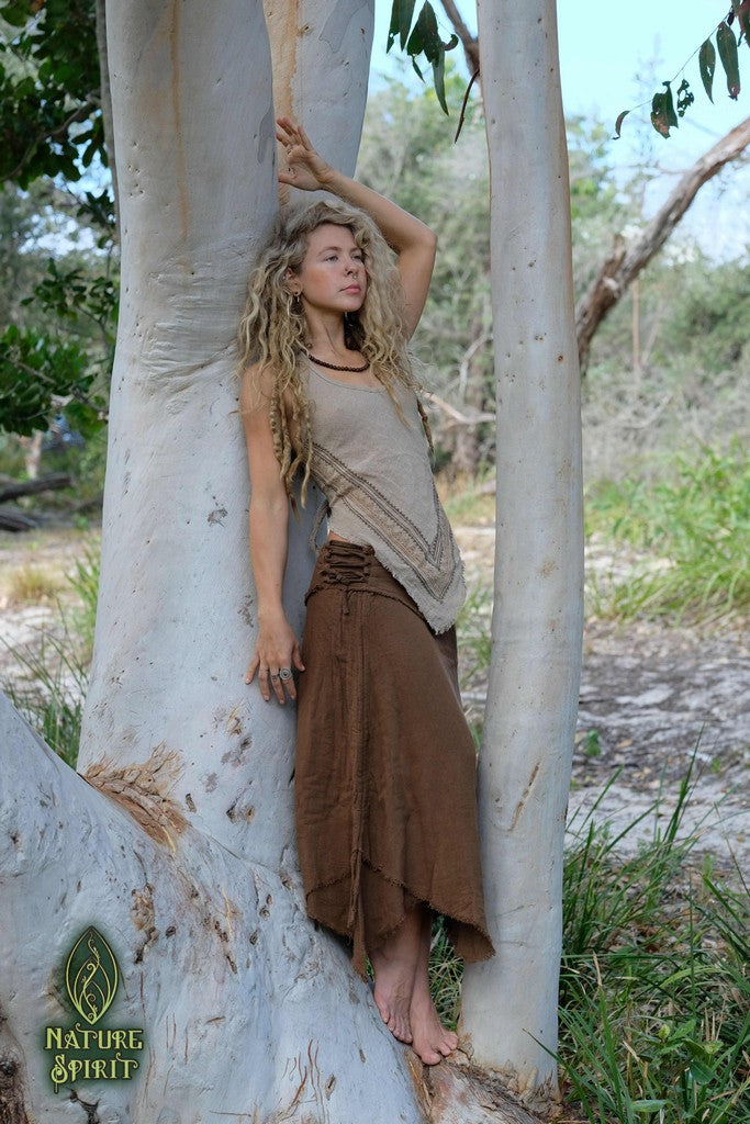 Hand Block Halter Top