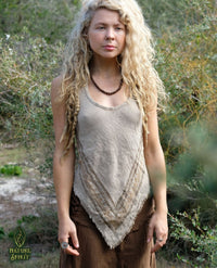 Hand Block Halter Top