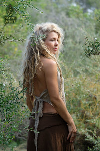 Hand Block Halter Top