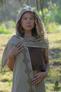 Tribal Hooded Scarf