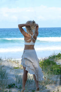 Cotton Ruffle Skirt