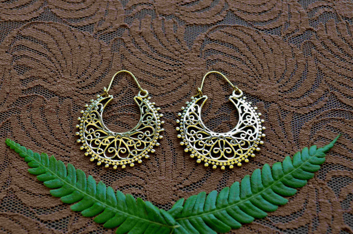 Filigree Hoop Earrings