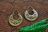 Filigree Hoop Earrings