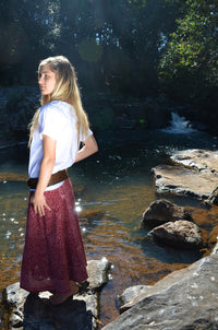 Embroidered Smock Top
