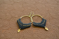 Macrame Earrings - Green