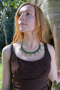 Macrame Necklaces with Brass