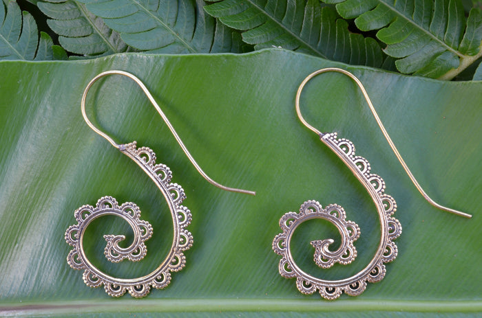 Gypsy Spirit Brass Earrings