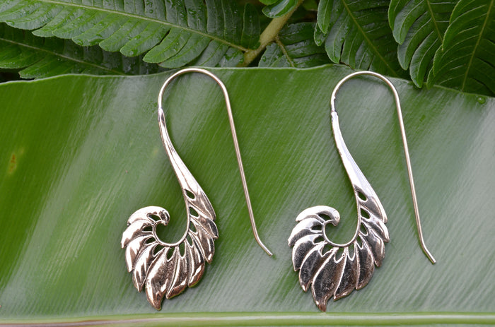 Angel Brass Earrings