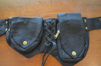 4 Leaf Belt with Smart Phone Pocket - Cloth Canvas