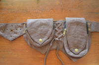 4 Leaf Belt with Smart Phone Pocket - Cloth Canvas