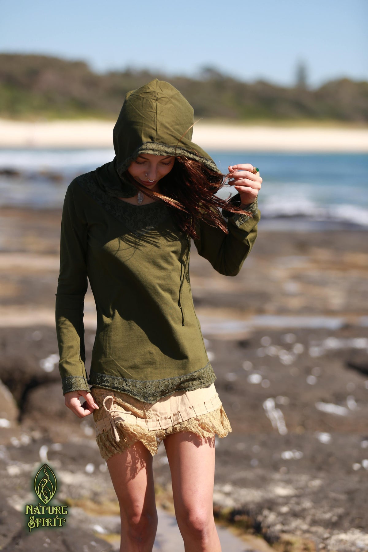 Boho Blossom Hood Top