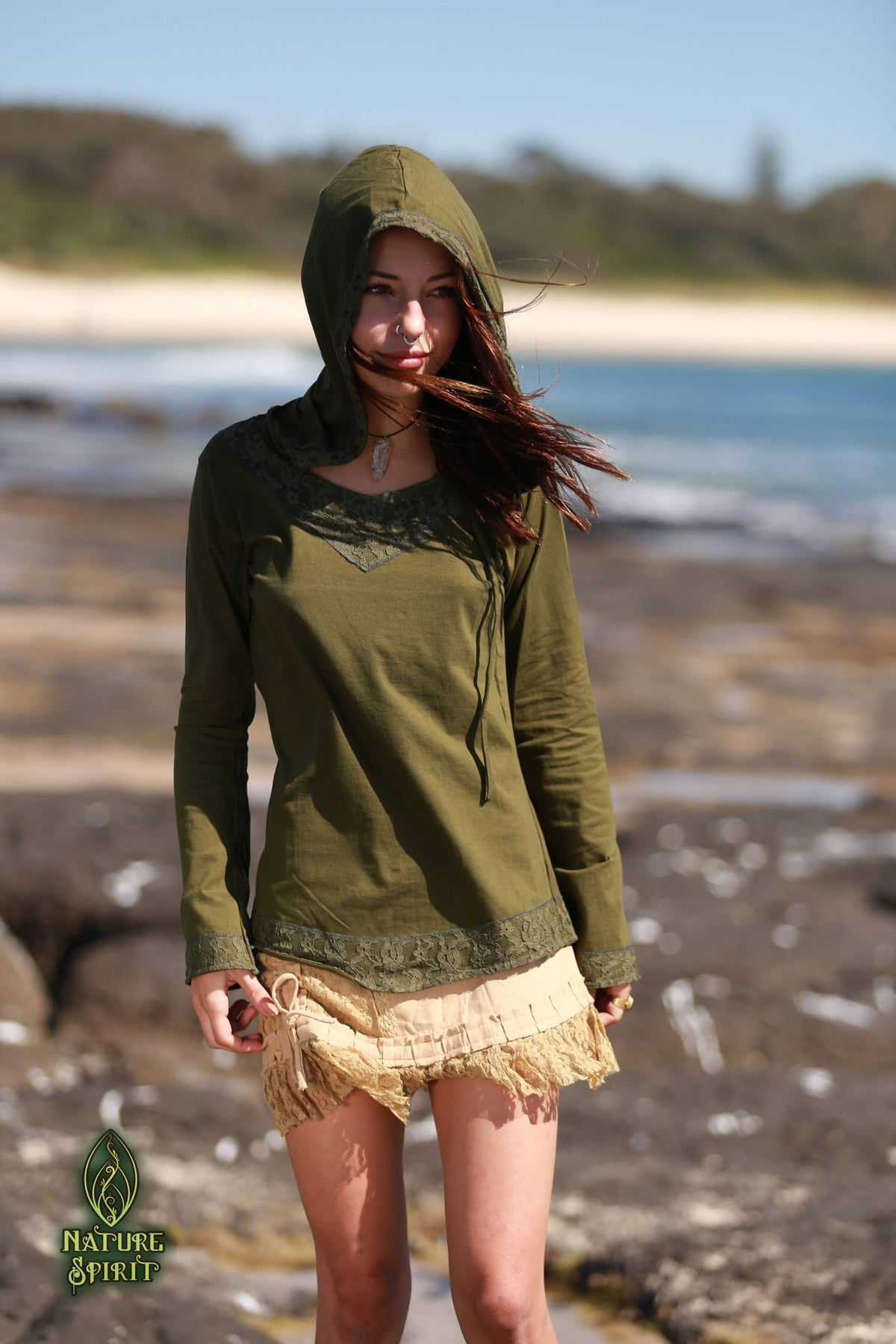 Boho Blossom Hood Top