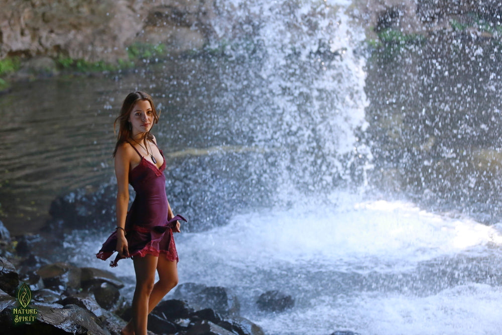 Tigerlily Dress, Unique Pixie & Festival Fashion, Shipping Worldwide Nature Spirit