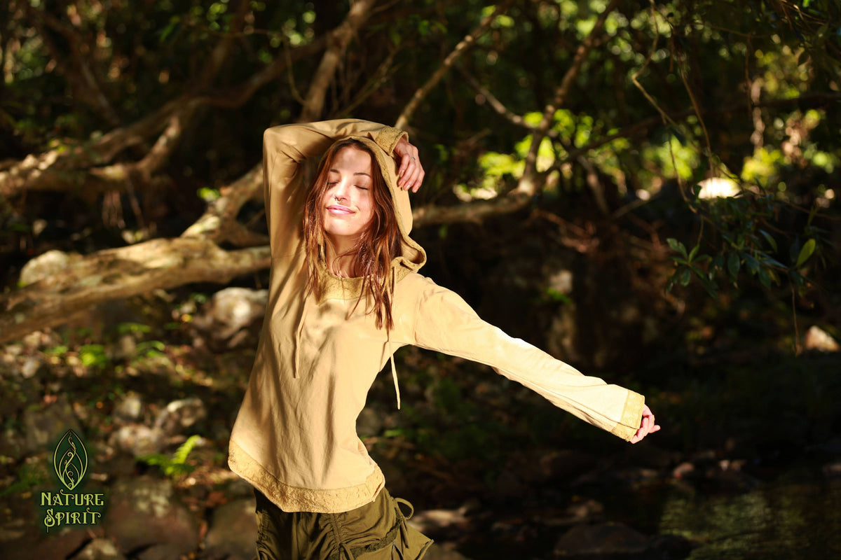 Boho Blossom Hood Top